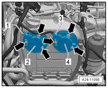 Removing the vacuum pump bolts and the vacuum pump